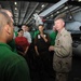 MCPON Rick West visits USS Ronald Reagan