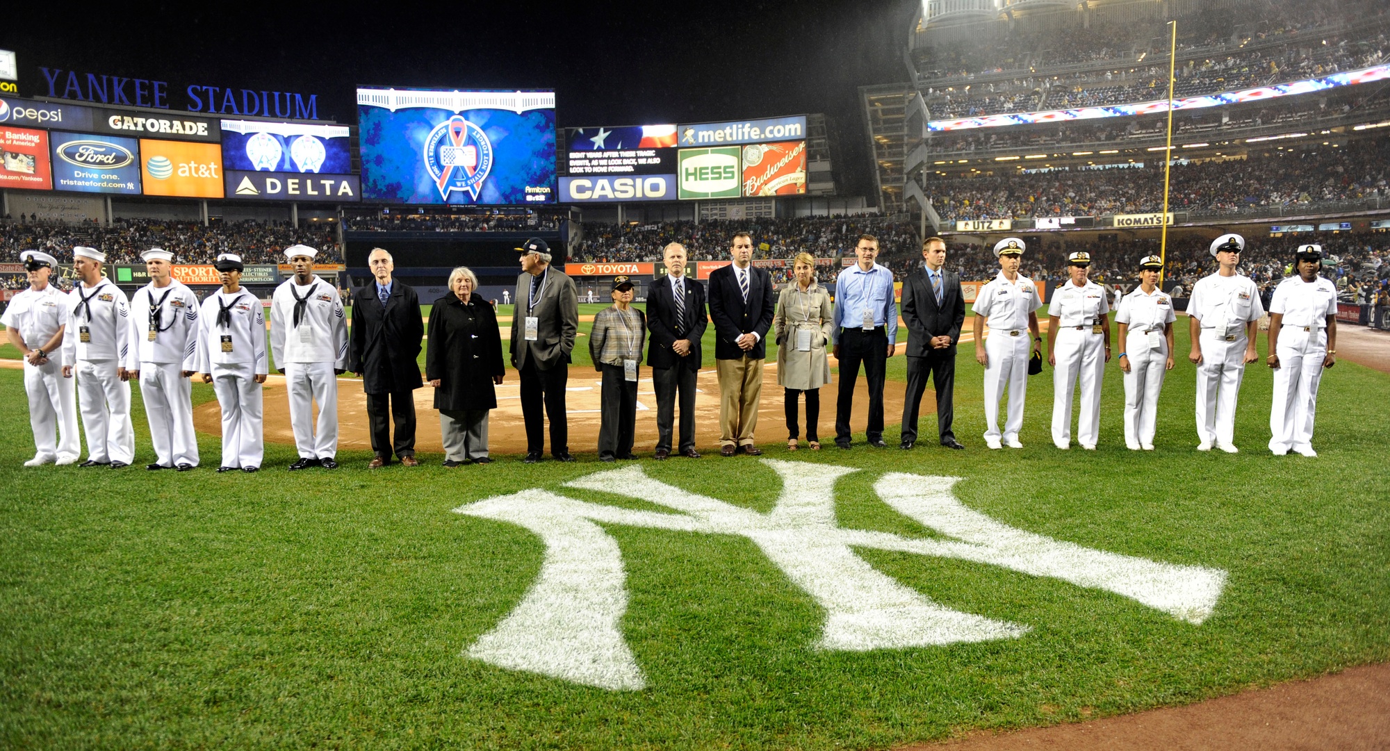 DVIDS - Images - pre-game ceremony at Yankee Stadium [Image 2 of 3]