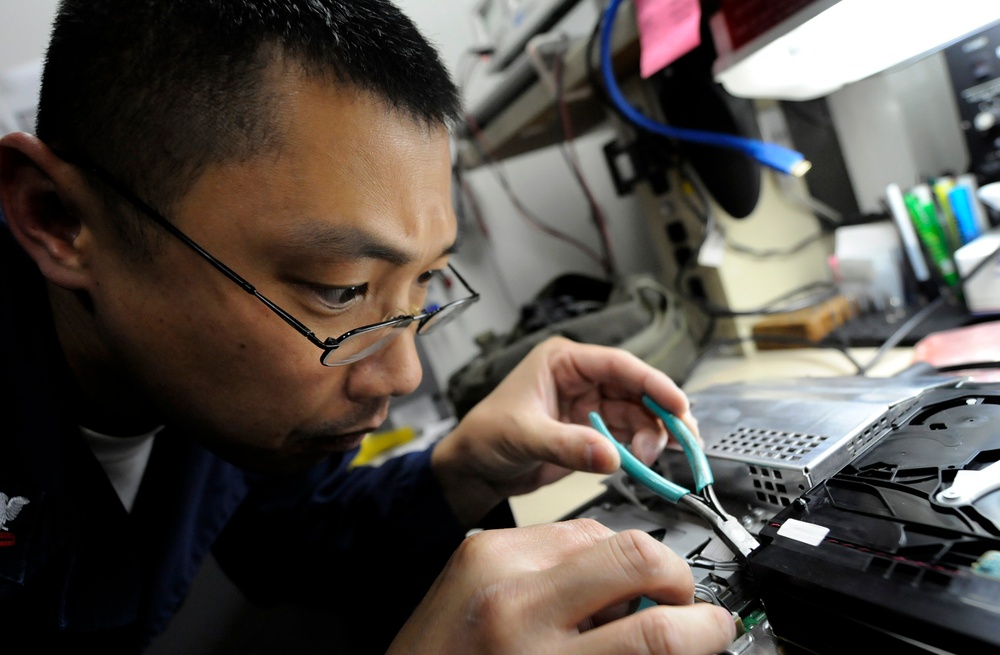 USS Blue Ridge action