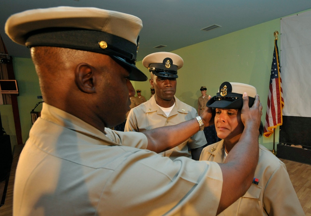 Chief Petty Officer Pinning in Djibouti