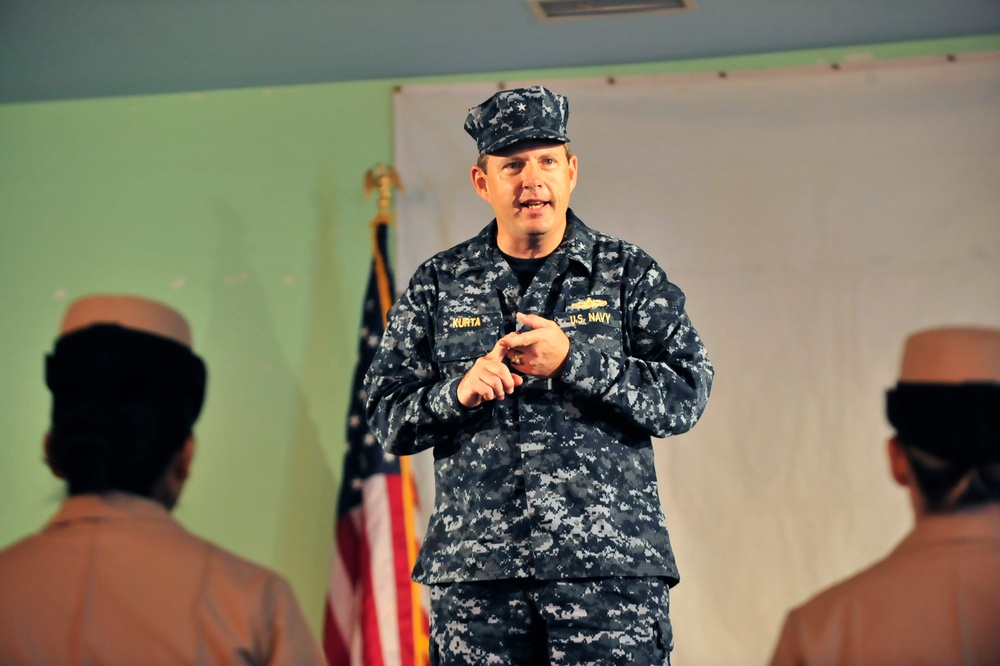 Chief Petty Officer Pinning in Djibouti