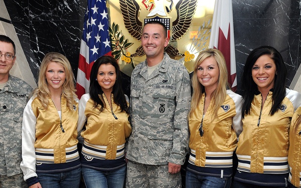 Rams Cheerleaders Complete Tour of Afghanistan
