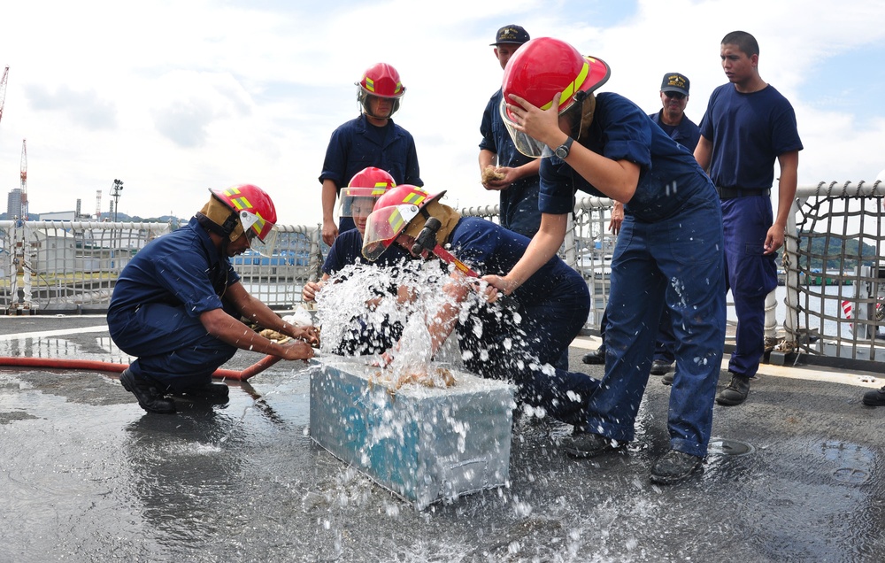 Coast Guard Cutter Rush Hosts Damage Control Rodeo