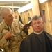 MCPON West Receives Haircut at Camp Natasha