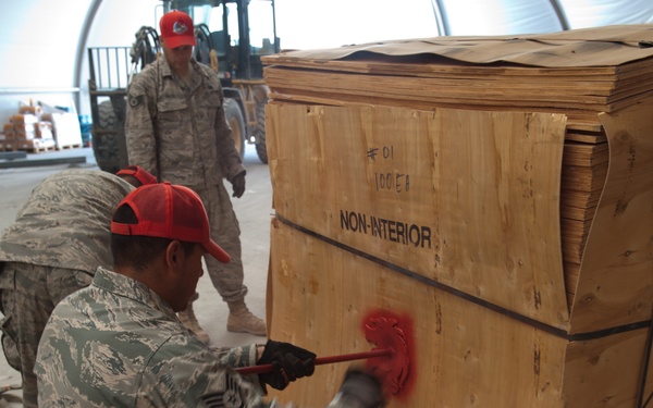 Building bare bases one pallet at a time