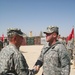 Non-Commissioned Officer Receives Battlefield Promotion