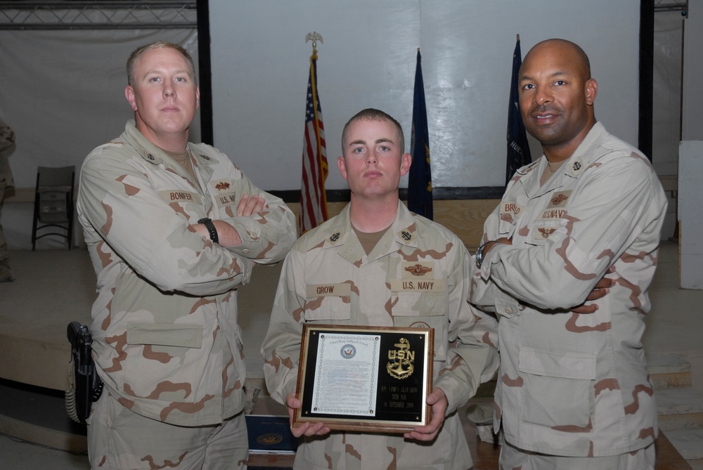 30th Naval Construction Regiment Chief Pinning