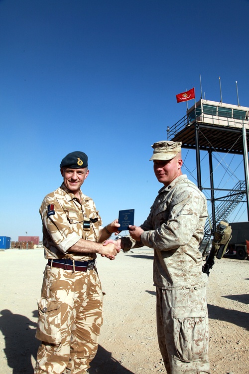 MACG-28 Marines First to Receive British Air Traffic Control Certification