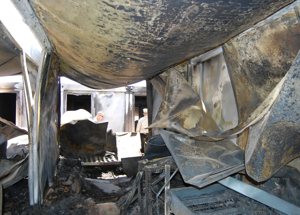 Fire safety awareness a priority aboard Al Asad Air Base