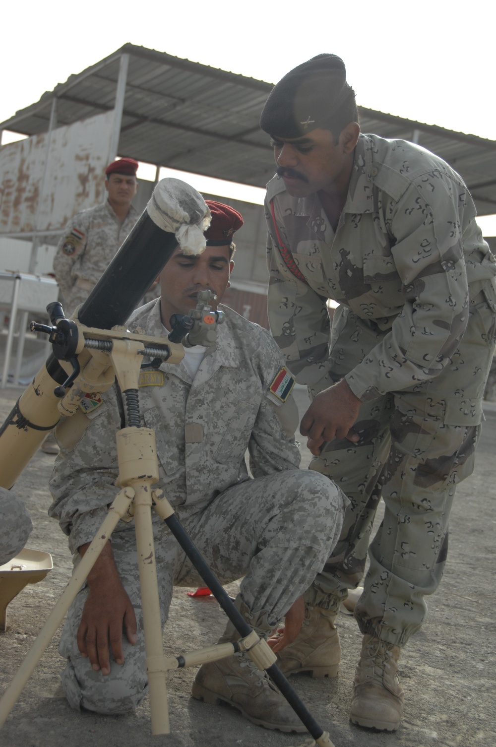Basic mortar training