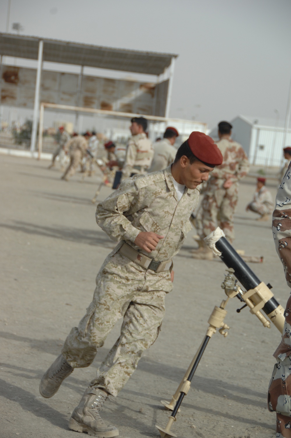 Basic mortar training
