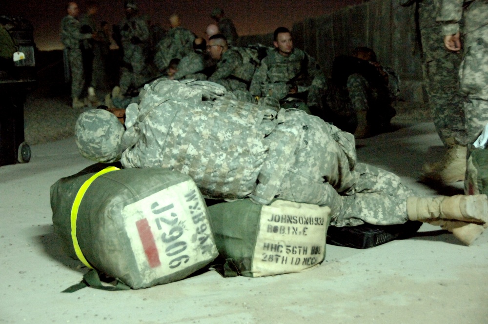 Pennsylvania National Guard departs