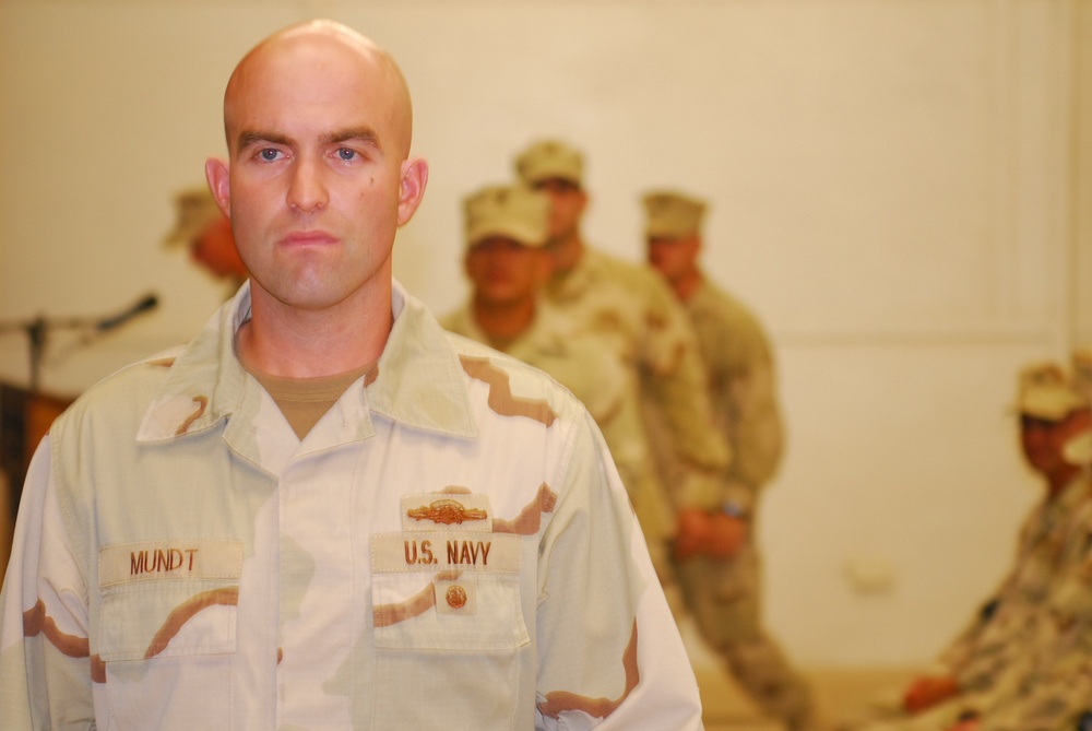 Contingency Operating Base Basra holds first chief petty officer pinning ceremony