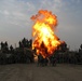 Engineers and explosive ordnance disposal detonate explosives