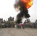 Engineers and explosive ordnance disposal detonate explosives