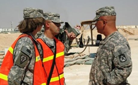 10th Sustainment Brigade leader checks on troops