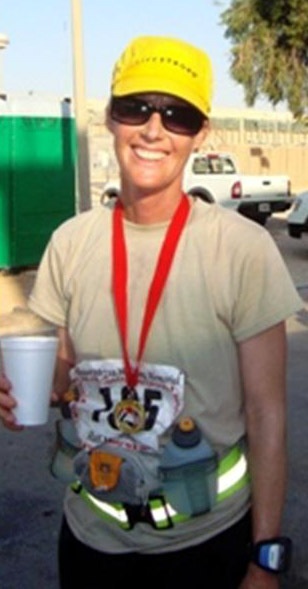 Soldier runs to honor others