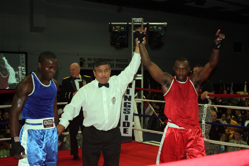 Bringing the Smoke - Long Knife Trooper wins Fort Hood Boxing Championship