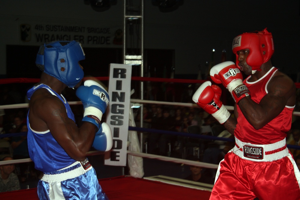 Bringing the Smoke - Long Knife Trooper wins Fort Hood Boxing Championship