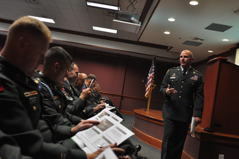 Visit from Brig. Gen. kicks off distinguished lecturer series