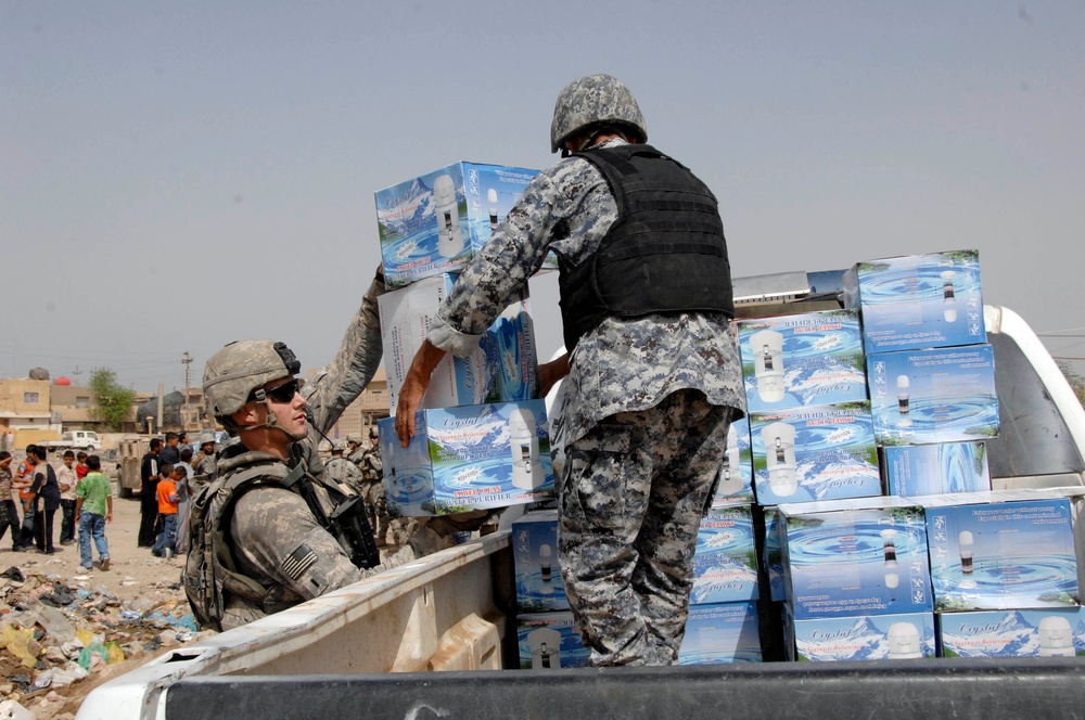 U.S., Federal Police, Bring Gift of Clean Water