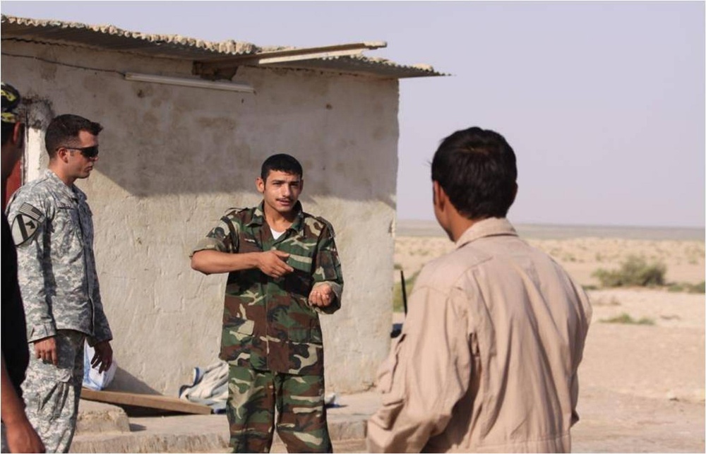 Cavalrymen train Iraqi commandos on border