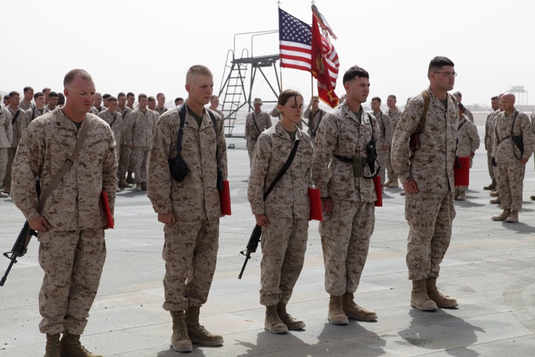 Marines awarded air crew badges