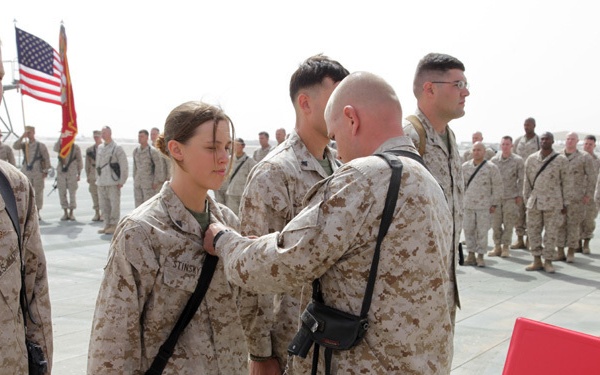 Marines awarded air crew badges