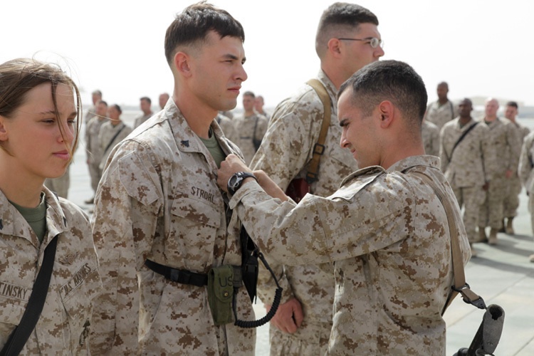 Marines awarded air crew badges