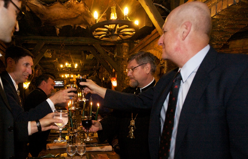 Romanian Religious Leaders Meet With Joint Task Force-East Chaplain