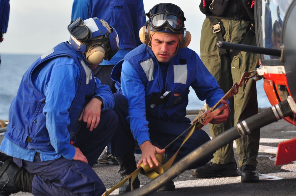 Coast Guard Cutter Rush Operations in the Pacific Ocean