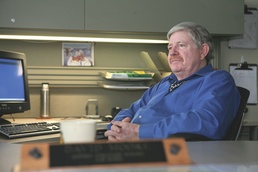 Well-known civilian Marine enjoys second retirement