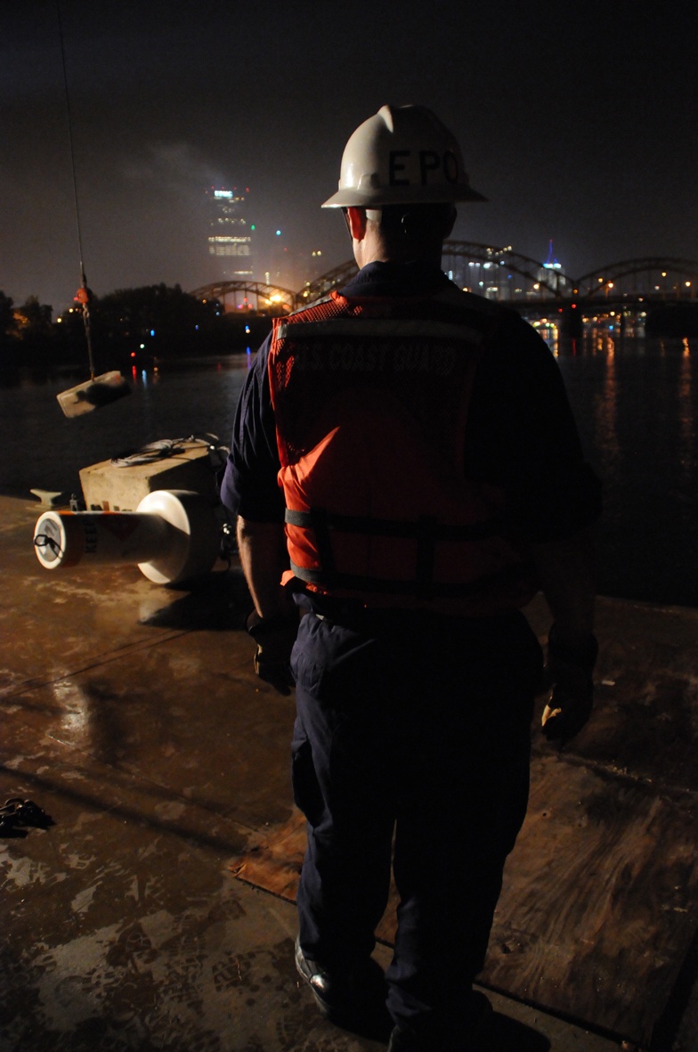 Coast Guard Cutter Osage and Crew Set Security Boundaries for the Pittsburgh Summit