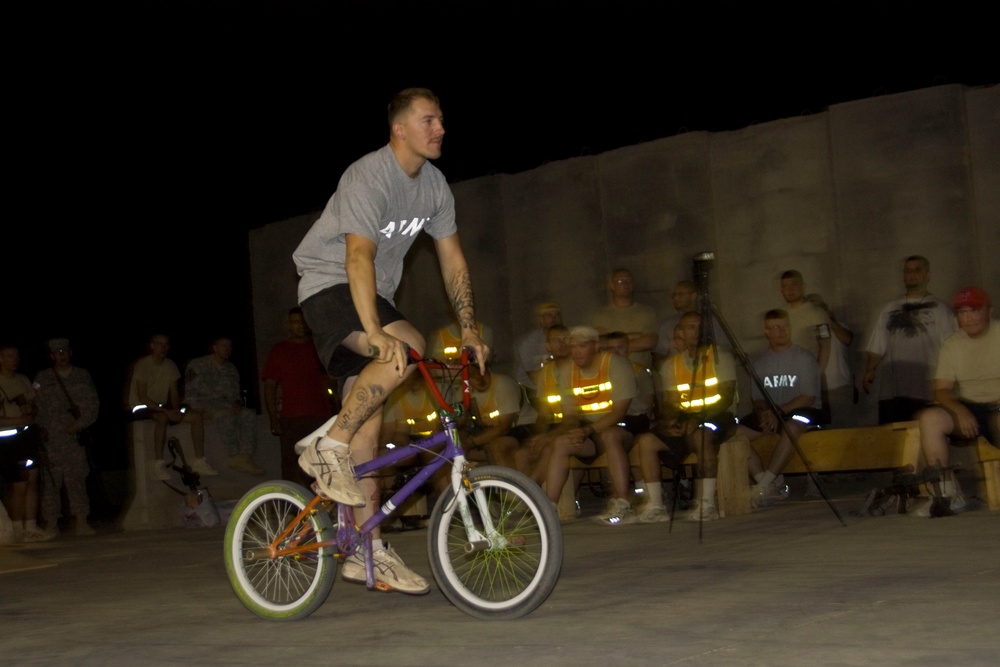 Bikes over Baghdad tour has unexpected reunion