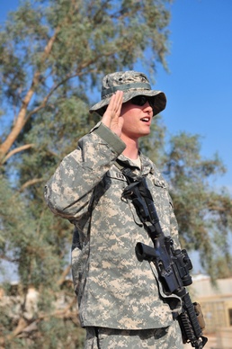 Re-enlisting in Ramadi, Iraq