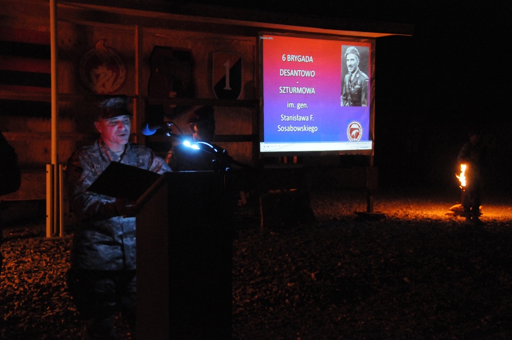 Polish soldiers honor famous 6th Airborne during ceremony