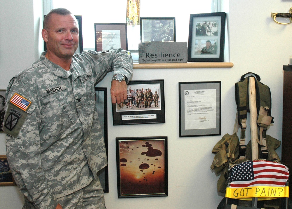 Maine Guardsman conquers mountain of stress