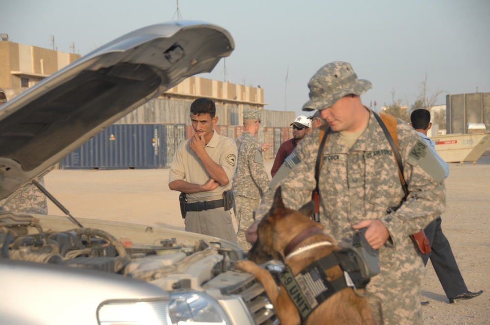 K-9 demonstration