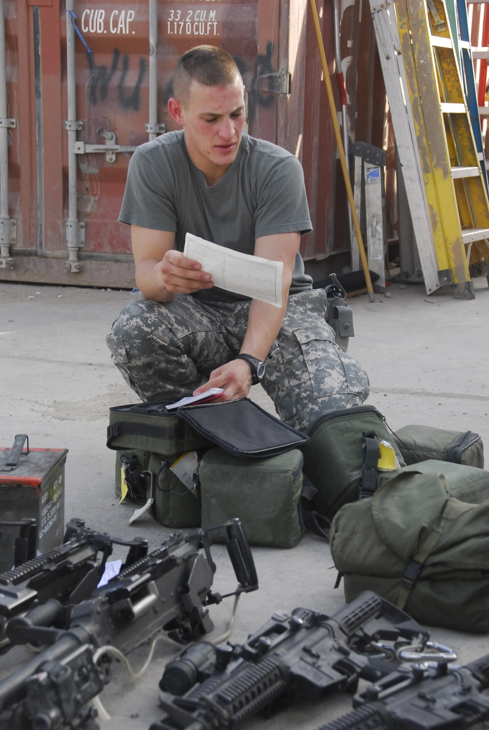 Carlisle Guardsman Serving As a Helicopter Door Gunner in Iraq