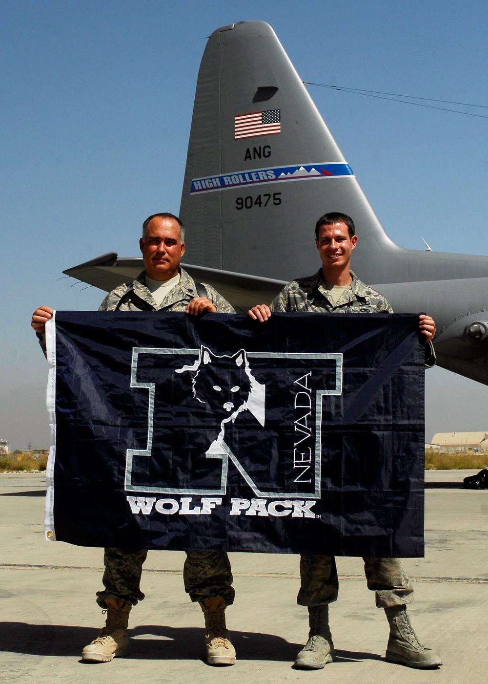 Father and son deployed to Bagram Airfield