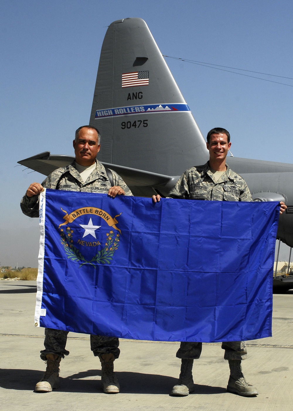 Father and son deployed to Bagram Airfield