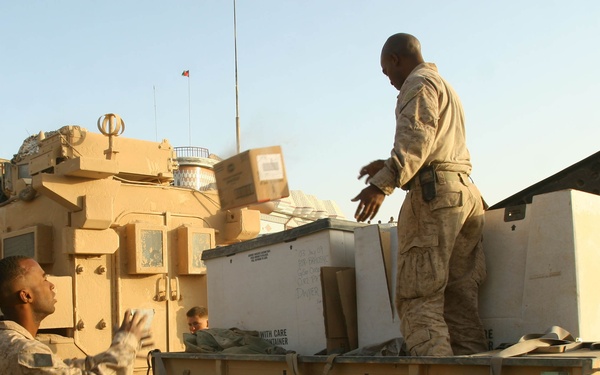 Unique convoy reaches Marines at remote outposts