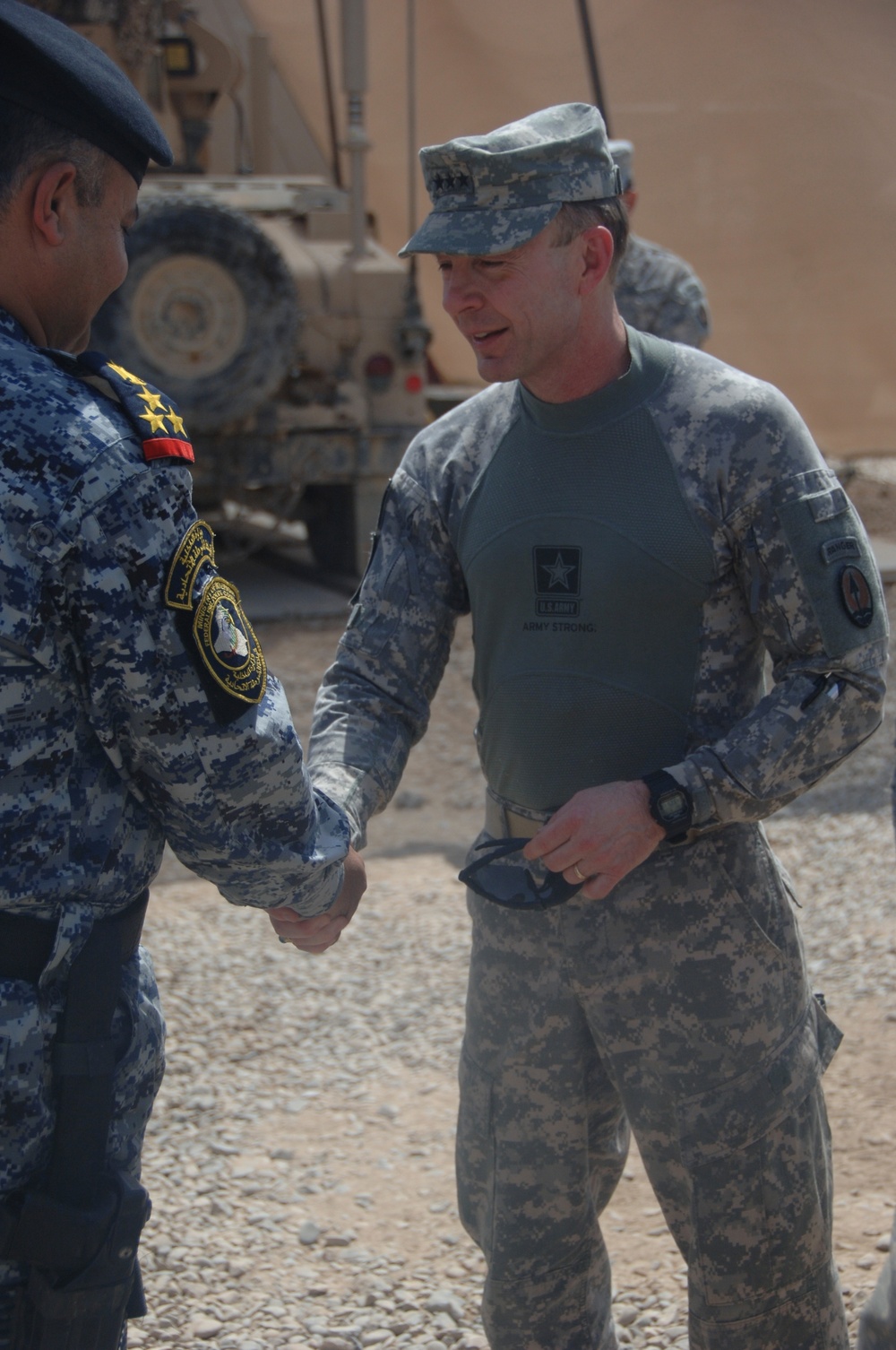Lt. Gen. Jacoby visit