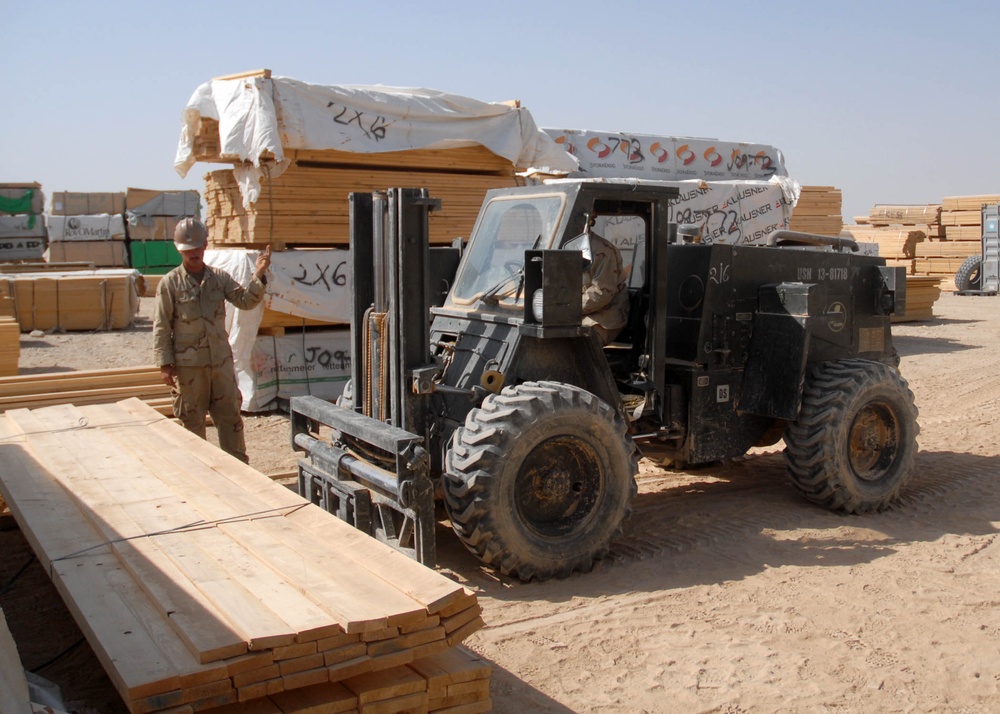 NMCB-74's MLO Delivers Raw Materials