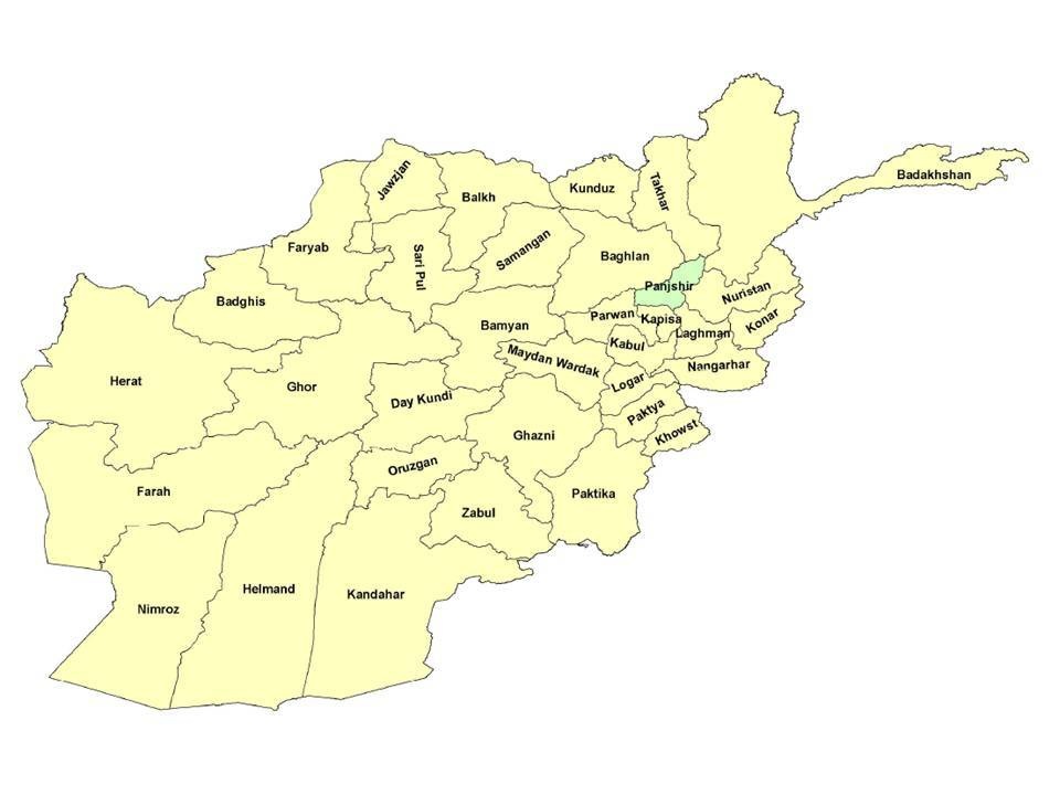 Panjshir Map