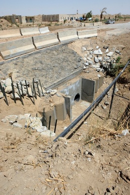 New bridge built on washed-out Route Arnhem