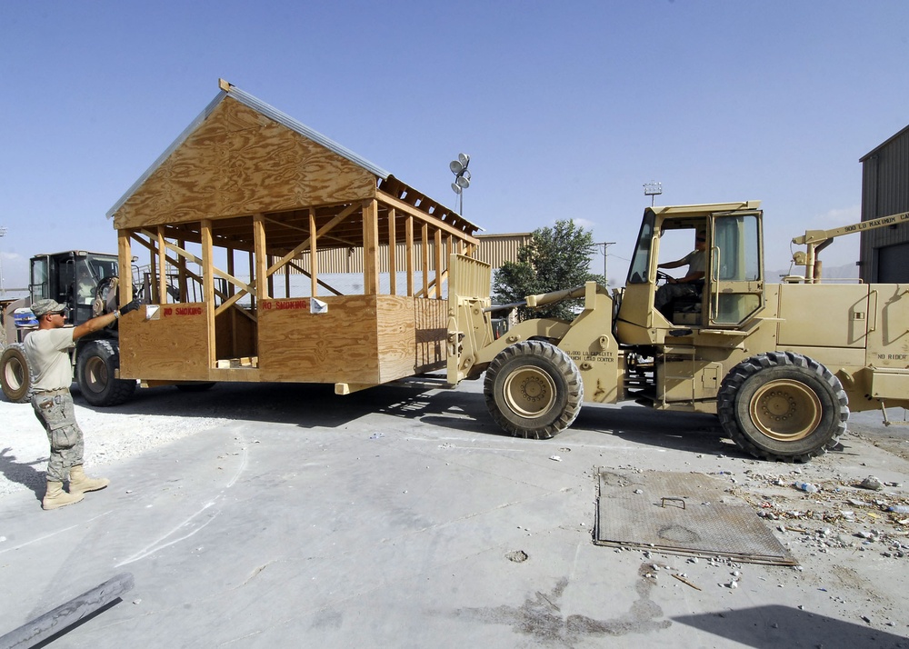 A bigger and better gym for Bagram