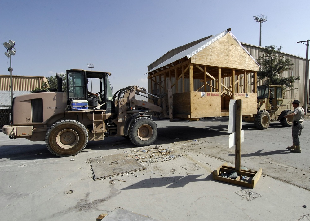 A bigger and better gym for Bagram