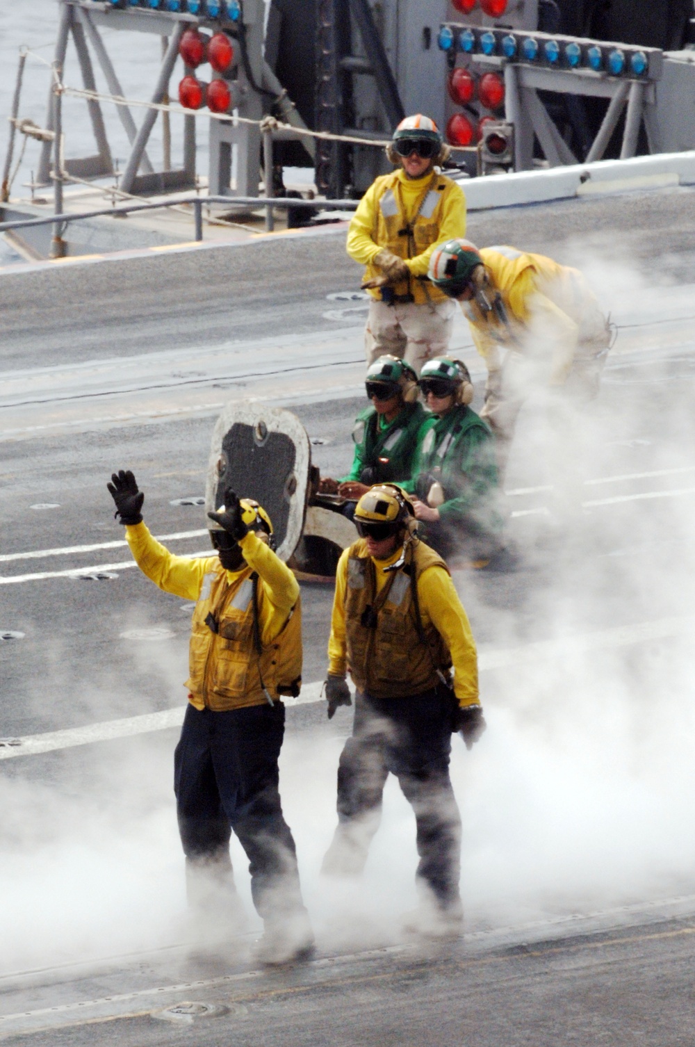 At sea aboard the USS Nimitz