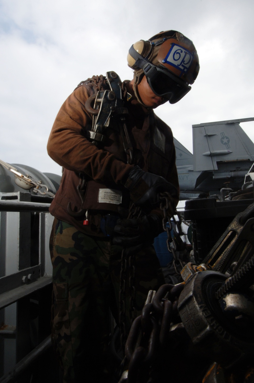 At sea aboard the USS Nimitz